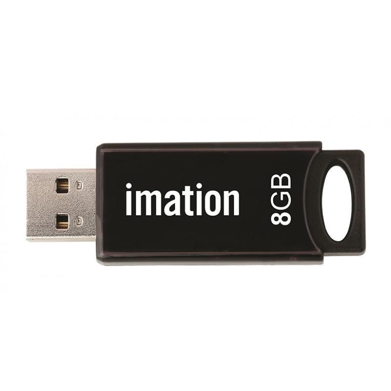 FLASH DISQUE 8GB IMATION BLANC & NOIR