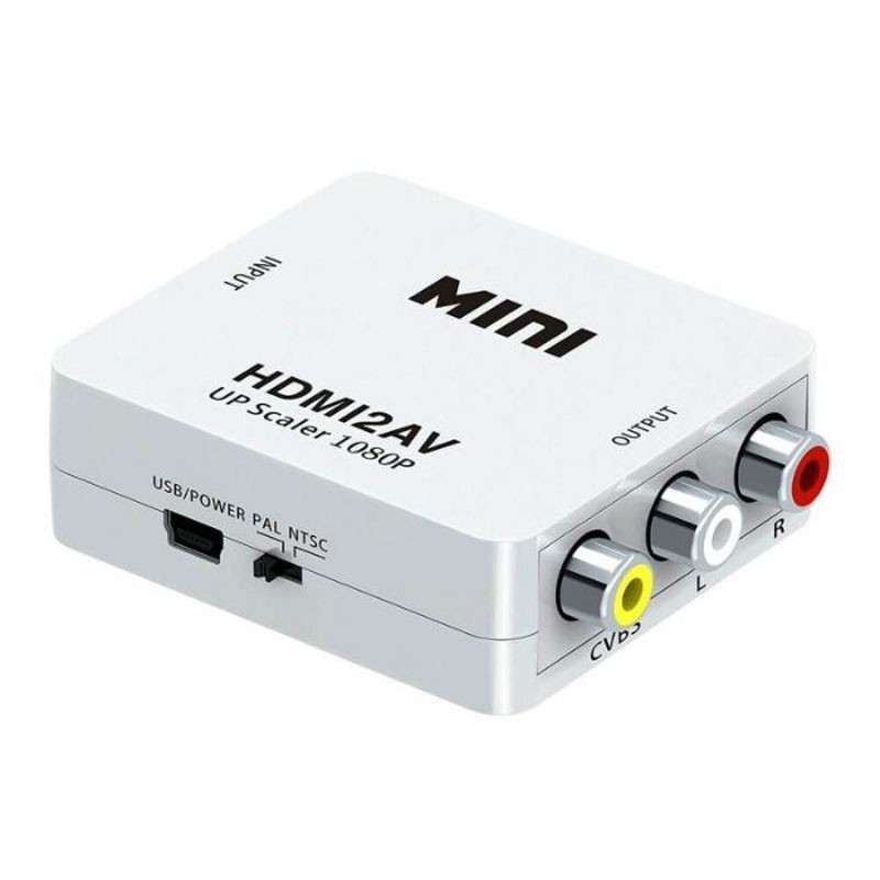 ADAPTATEUR HDMI VERS RCA - BLANC