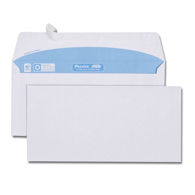 PAQUET DE 25 ENVELOPPES BLANCHES GPV 110 X 160...