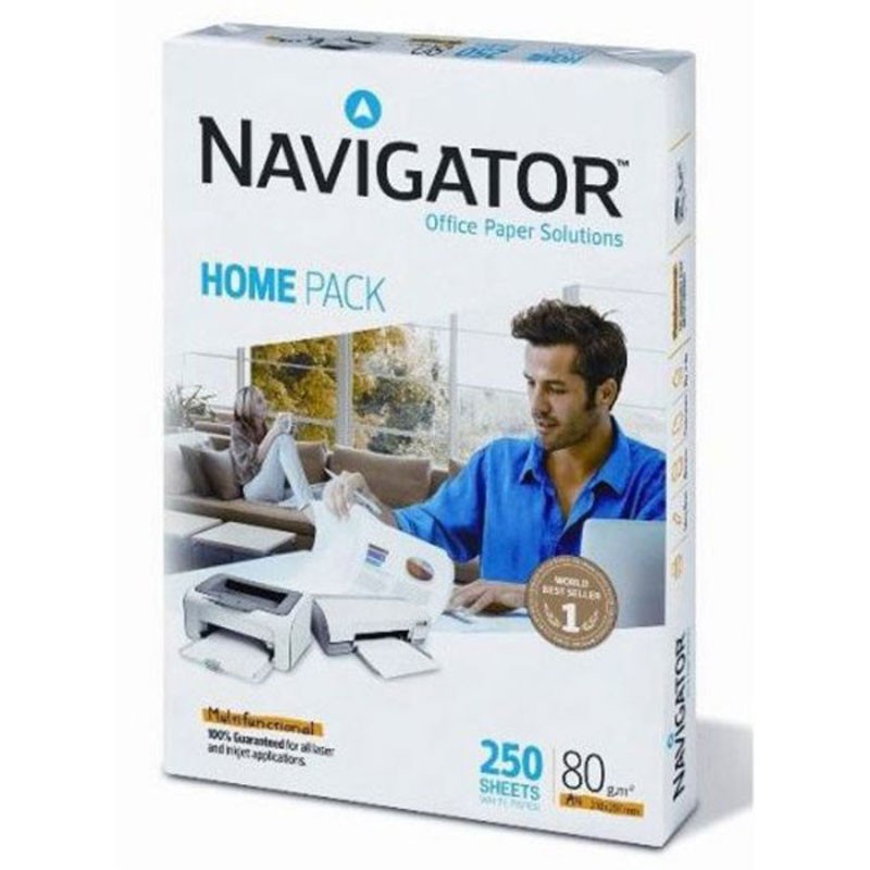 RAME PAPIER A4 NAVIGATOR 80G/M² 250 FEUILLES