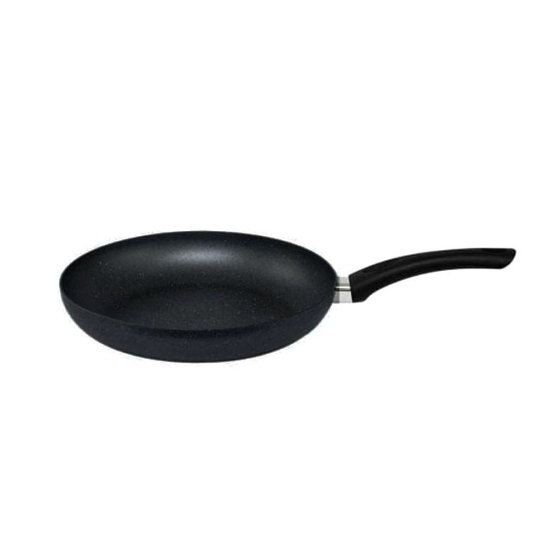 POÊLE HAUTE COOK'ART 28CM EN GRANITE - NOIR