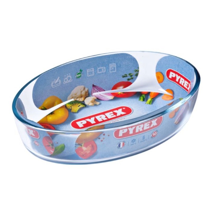 PLAT DE CUISSON OVALE PYREX ESSENTIALS 26 X 18 CM