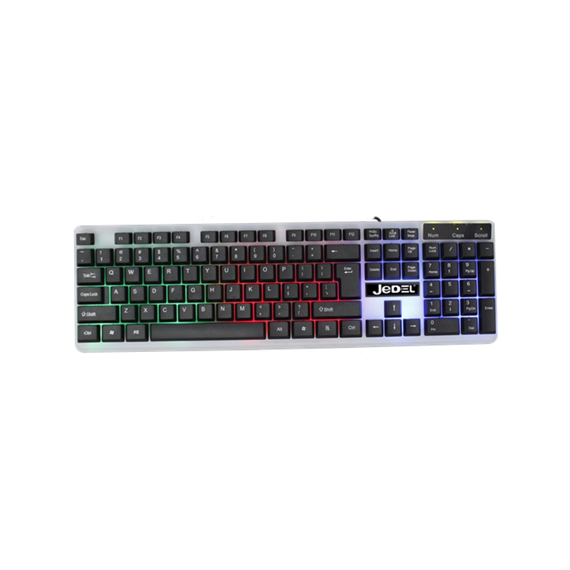 CLAVIER GAMER FILAIRE JEDEL K500 MULTIMEDIA LED...