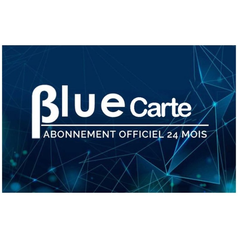 CARTE ABONNEMENT BLUE 24 MOIS